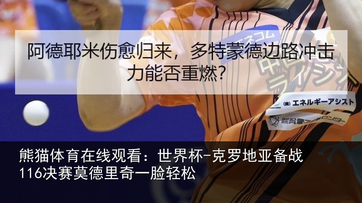 熊猫体育在线观看:世界杯-克罗地亚备战决相关情况松