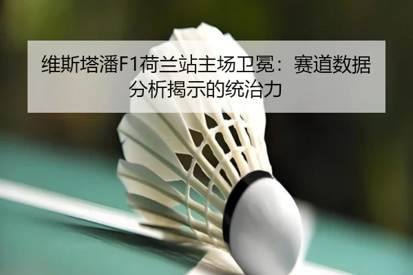 维斯塔潘F1荷兰站主场卫冕：赛道数据分析揭示的统治力
